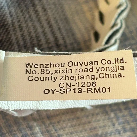 REFORMATION Rossi paper bag Shorts Blue Plaid 100% Linen not original belt - Picture 13 of 16